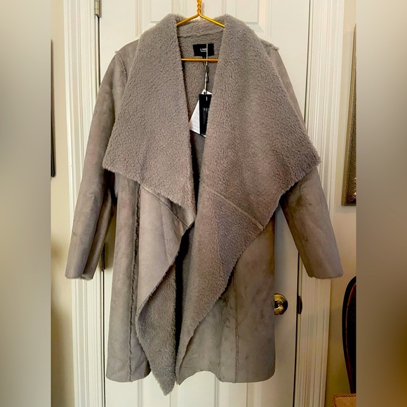 Jackets & Blazers - Suede Lamskin Coat by LINE